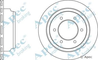 APEC BRAKING dsk2016 -  Тормозной диск